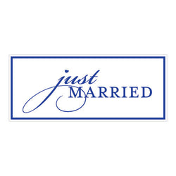 Just Married License Plate