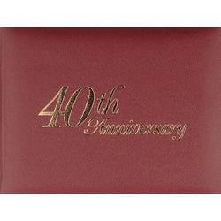 40th Anniversary Guest Book