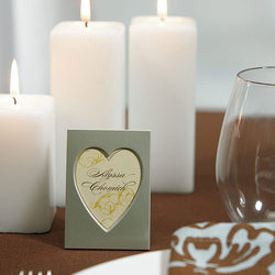 Mini Easel Back Aluminum Heart Photo Frames