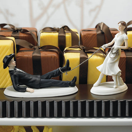 Western Lasso Wedding Cake Topper Mix and Match Western Lasso (Groom) Cake Topper