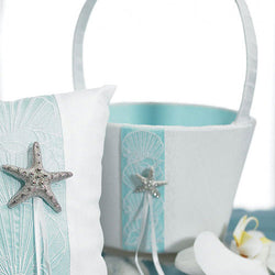 Seaside Allure Flower Girl Basket
