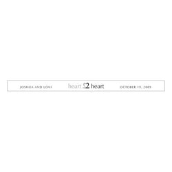 Heart to Heart Transparent Stickers