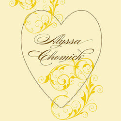 Large Heart Favor / Place Cards