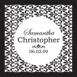 Ornamental Black Pattern Favor / Place Cards