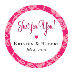 Floral Print Border Sticker