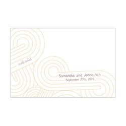 Rock Solid Place Cards - double sided print