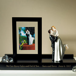 Wooden Keepsake Display Stand Black Finish