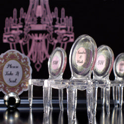 Miniature Clear Acrylic Phantom Chairs