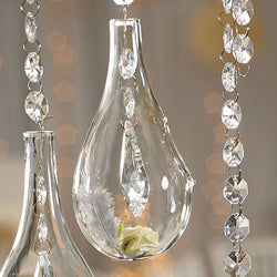 Blown Glass Tear-Drop Vases 