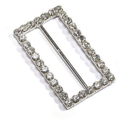 Large Rectangular Crystal Buckle